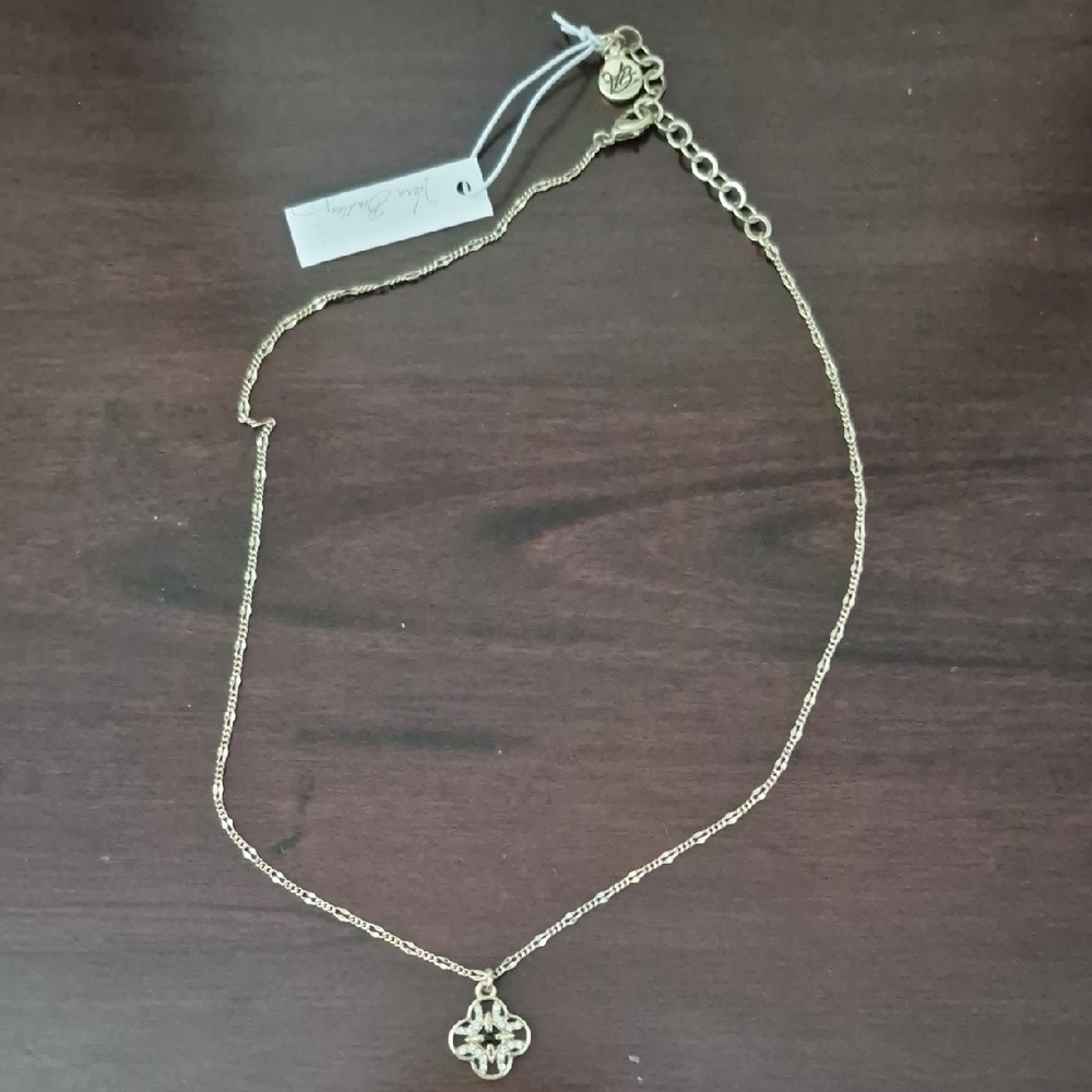 Vera Bradley Gold Clover Necklace